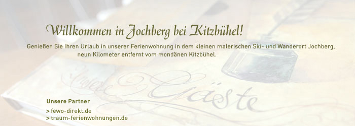 Willkommen in Jochberg bei Kitzbhel!